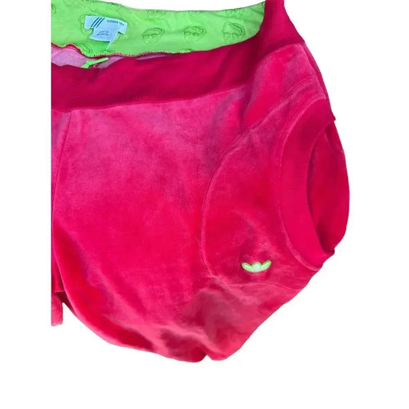Adidas Women's Pink Velour Velvet Track Super Soft Jacket & Trouser Set Size L - Picture 6 of 15
